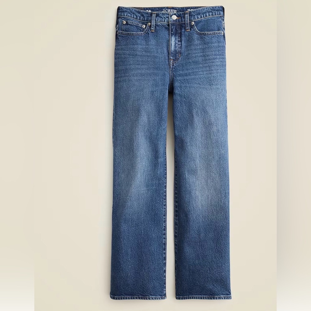 J.Crew High rise slim wide jean in 1996 semi stretch